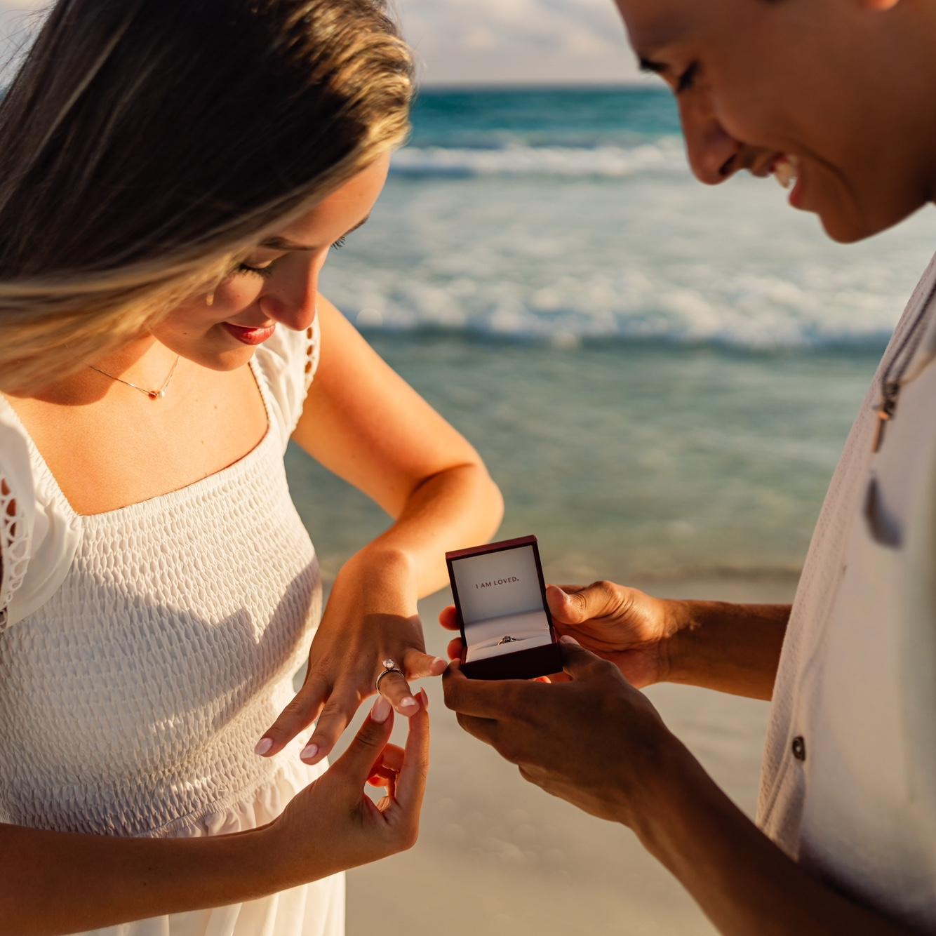 Trading out the promise ring for an engagement ring!