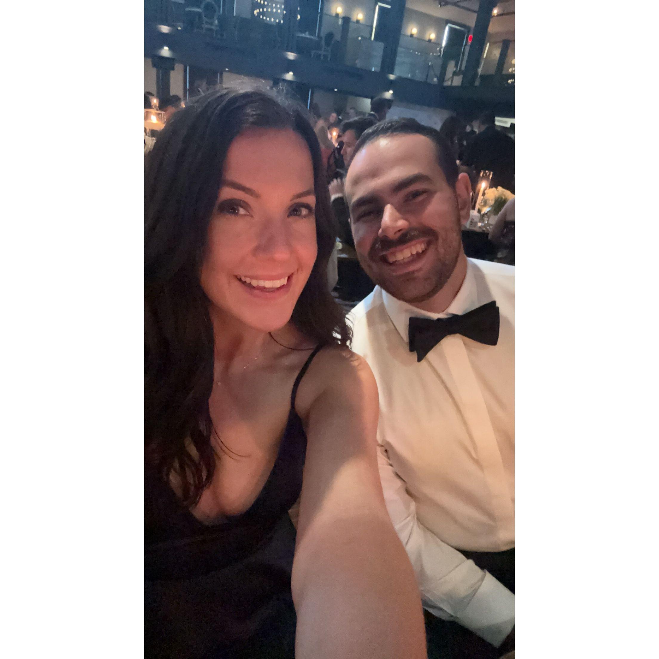 At our friends Drew and Sam's wedding in June :)