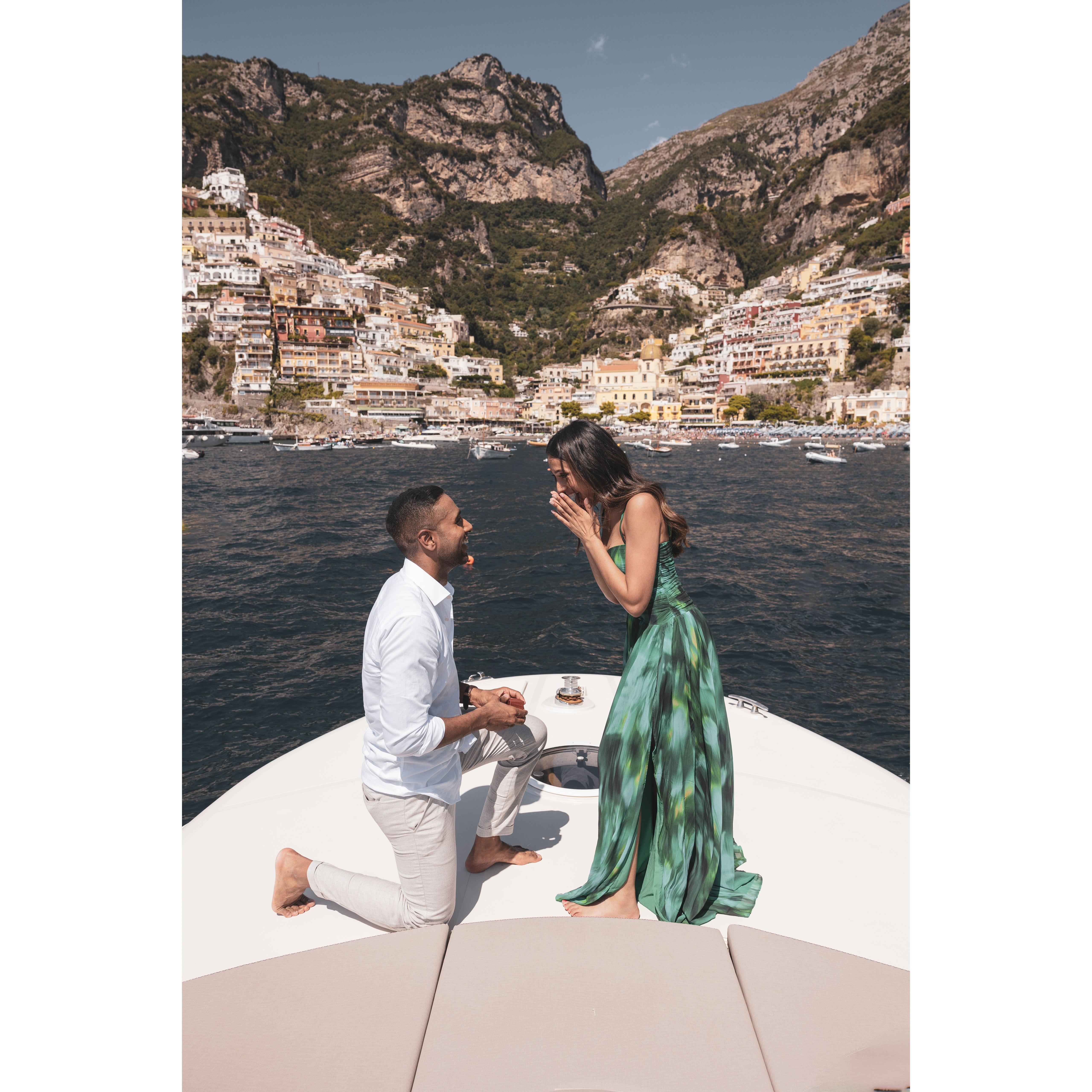 She said "Yes!"