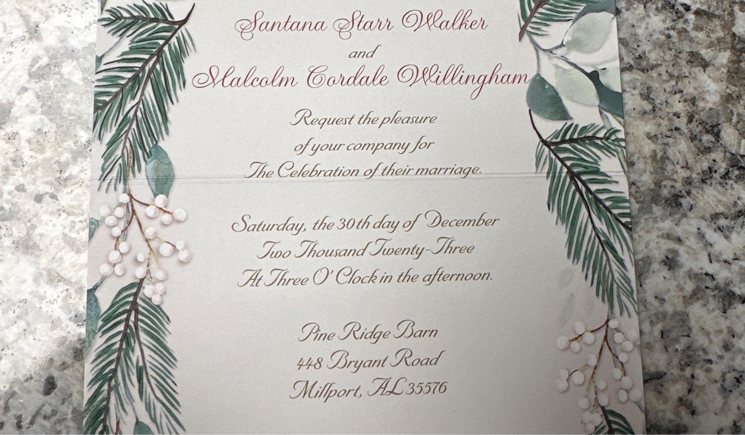 The Wedding Website of Santana Walker and Malcolm Willingham