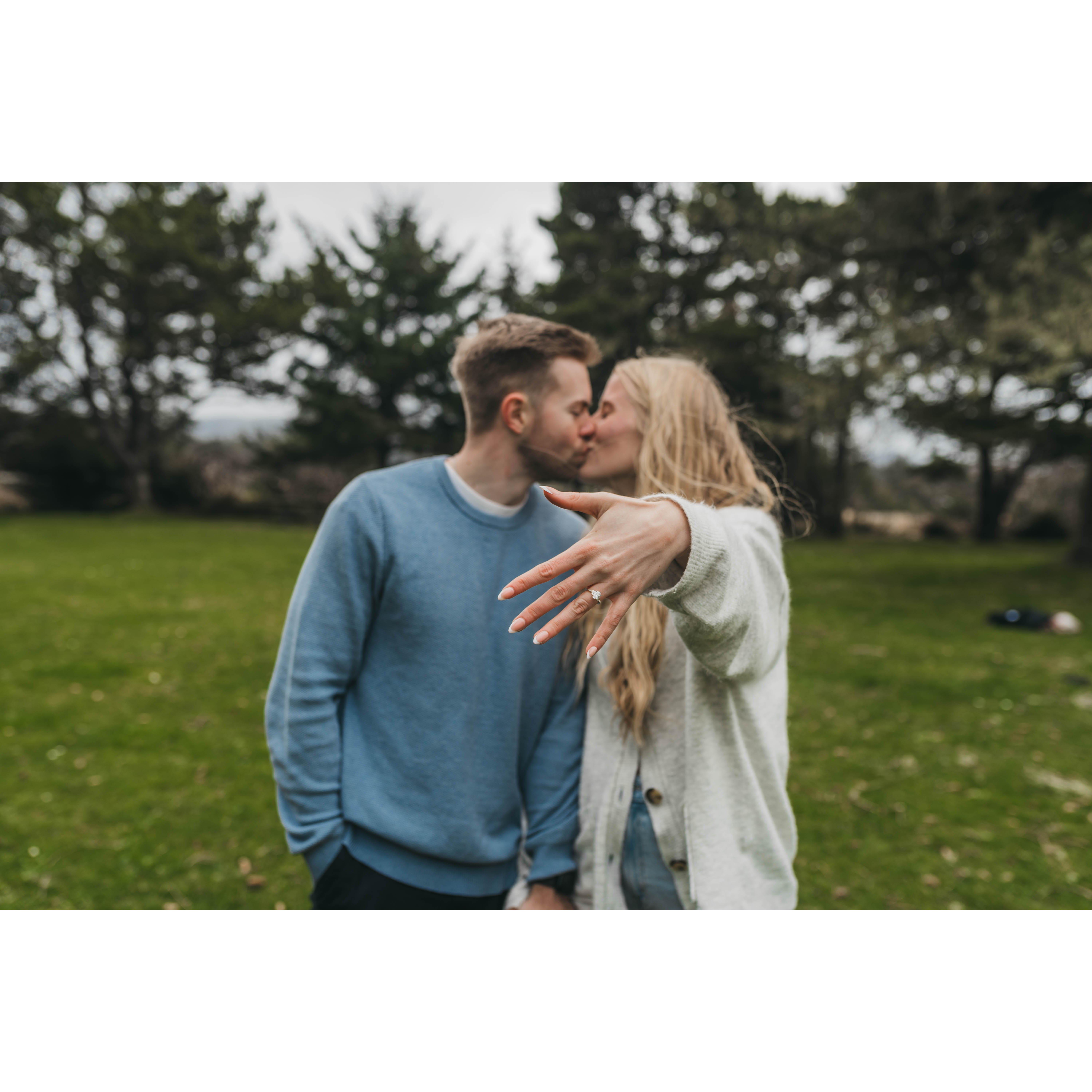 All of the following were taken by Brecken's sweet (and incredibly talented) cousin Marissa who was there to capture the proposal! So sneaky ;)