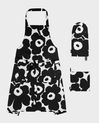 Marimekko Pieni Unikko kitchen textile set