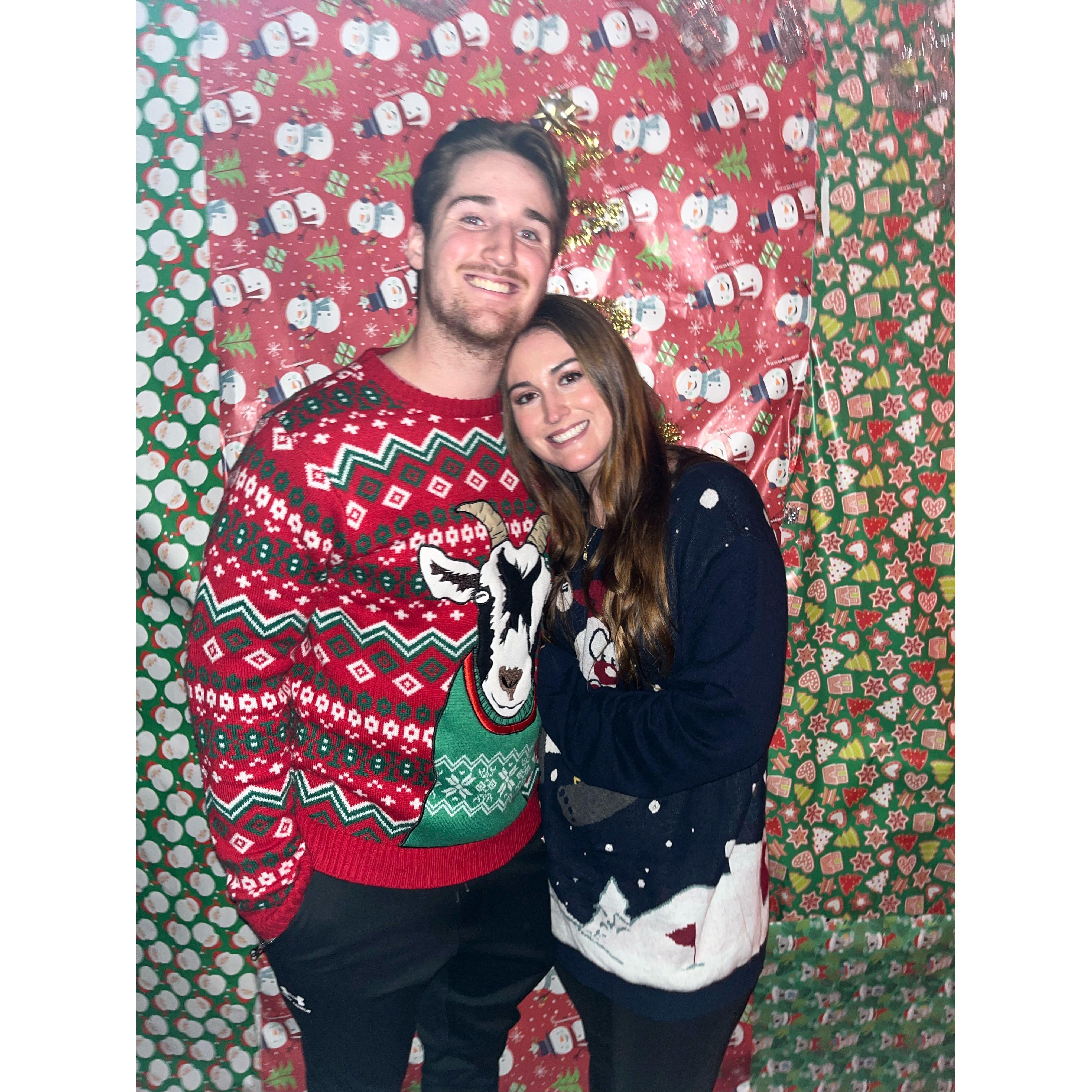 One of our first pictures together after we started dating!