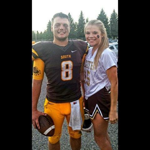 Captain of Varsity Football and Captain of Varsity Cheer - Senior Year Homecoming. :)