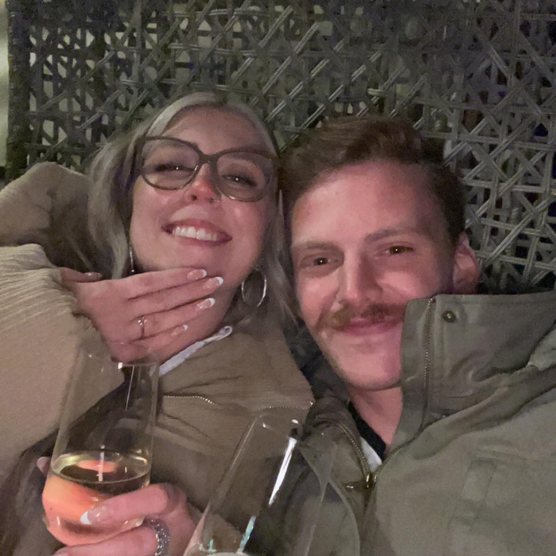 Night we got engaged in South Africa!!