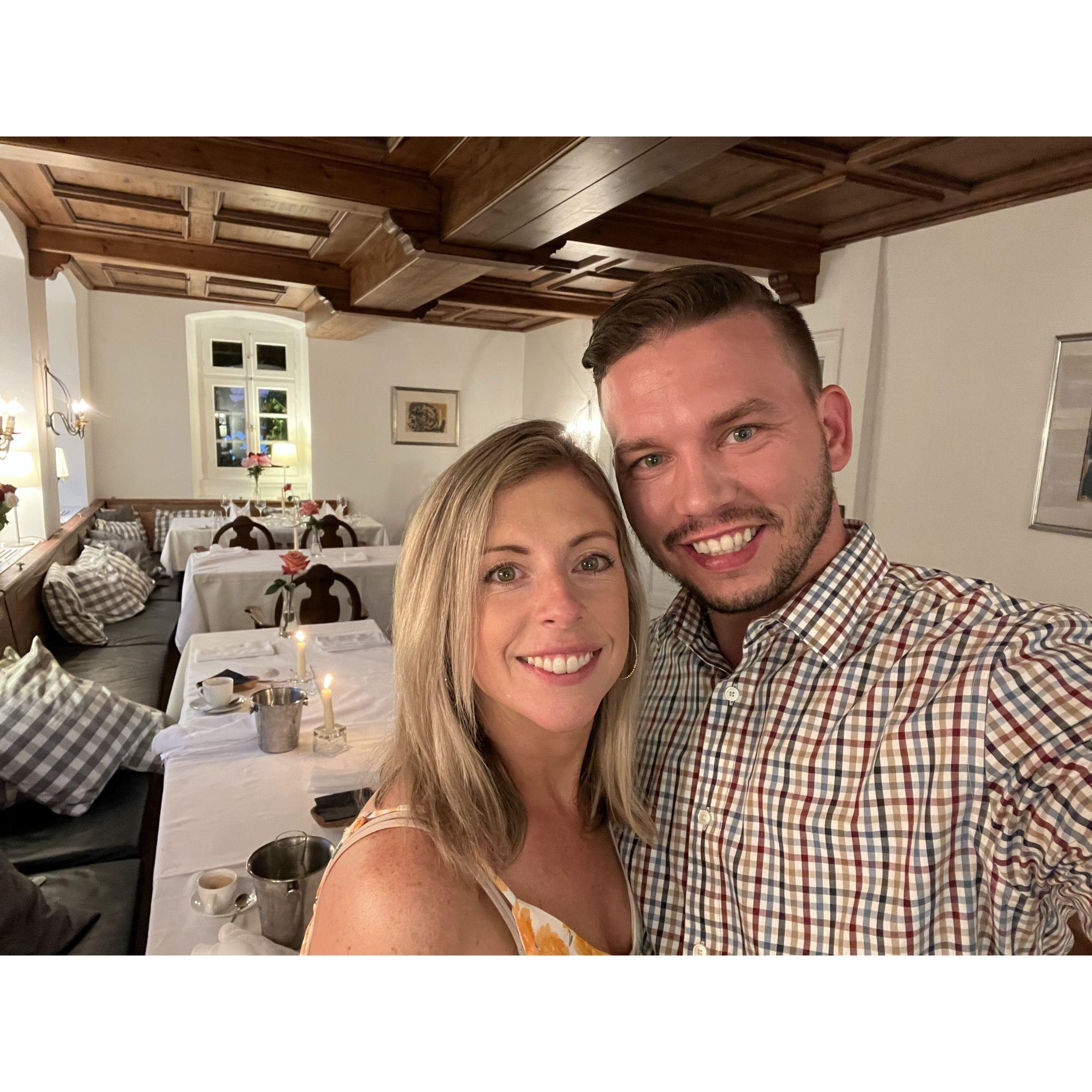 While exploring Heidelberg, we decided to treat ourselves to a Michelin restaurant!