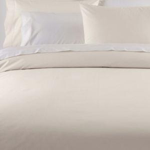 Queen Size Silver Sand Pima Cotton Percale Comforter Cover