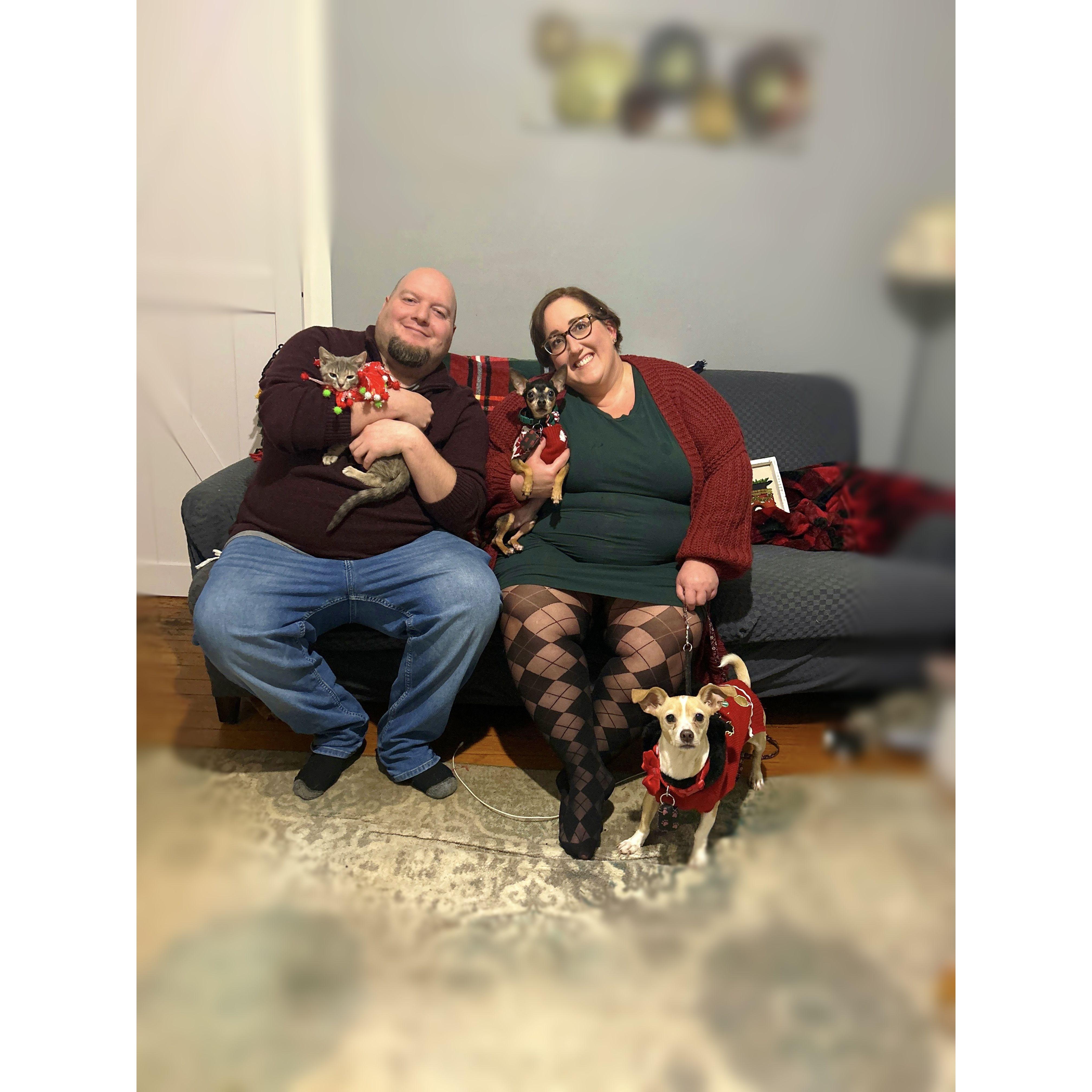 Our first Christmas with Louise :)