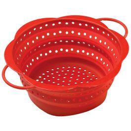 collapsible colander, sm red ETA DEC