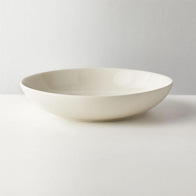 Kensli Ivory Recycled Clay Pasta Bowl