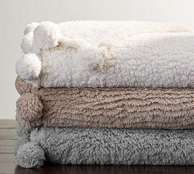 Cozy Pom Pom Throw