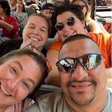Carol, Kayla, Darlene, & Rudy on a Duck Boat in Boston
