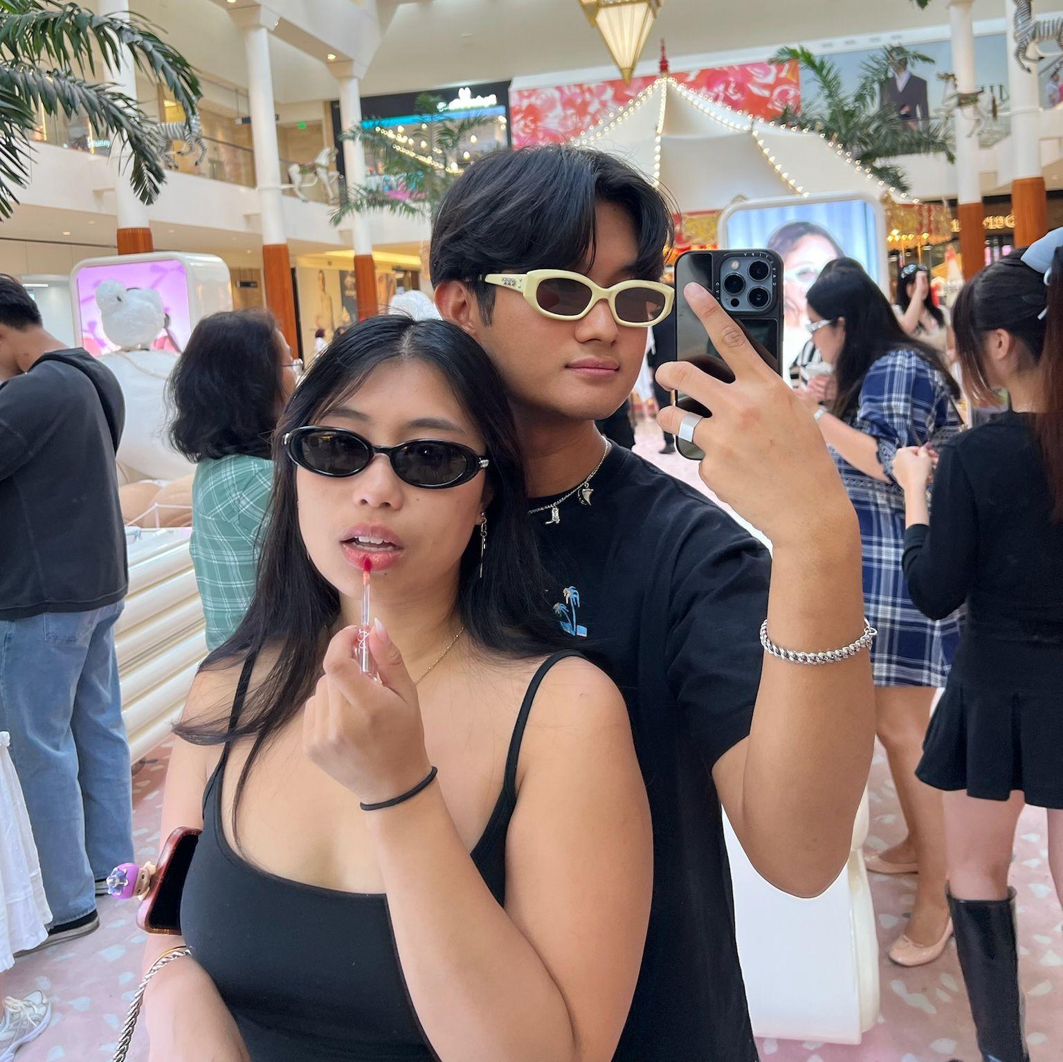 Aldrian's favorite activity - shopping