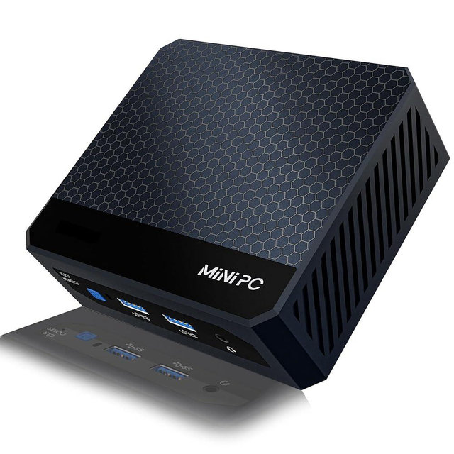 Anozmview Mini PC, Mini Desktop Computer with 12th Gen N95 (up to 3.6GHz) 16GB DDR4 512GB SSD, 4xUSB 3.2, 2x4K HDMI, 1xLAN, WiFi5, Bluetooth 4.2, Mini Server for Business, School, Office, Home(Black)