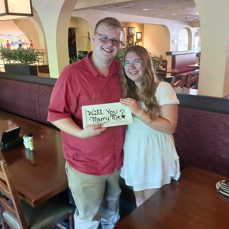 This is when he asked me to marry him.