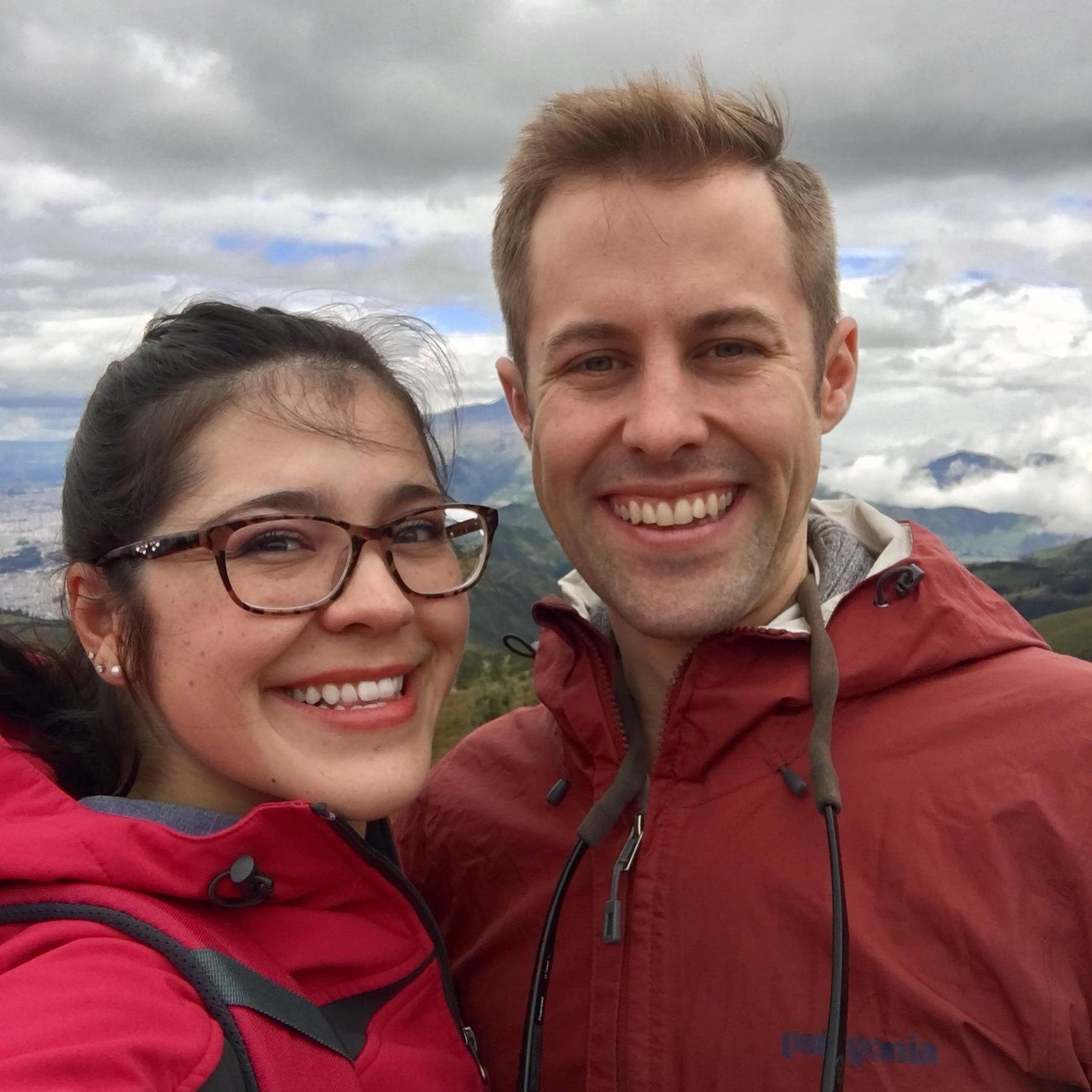 Among the clouds above Quito!