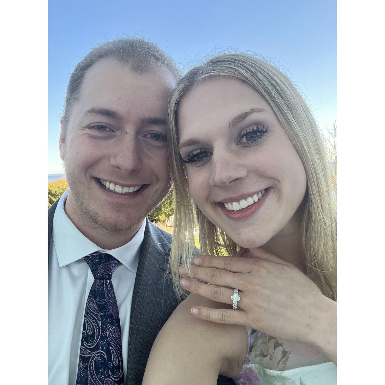The day we got engaged <3