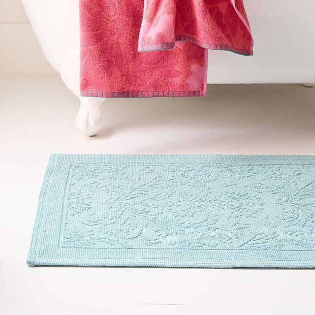 Cotton Bath Mat - Seafoam