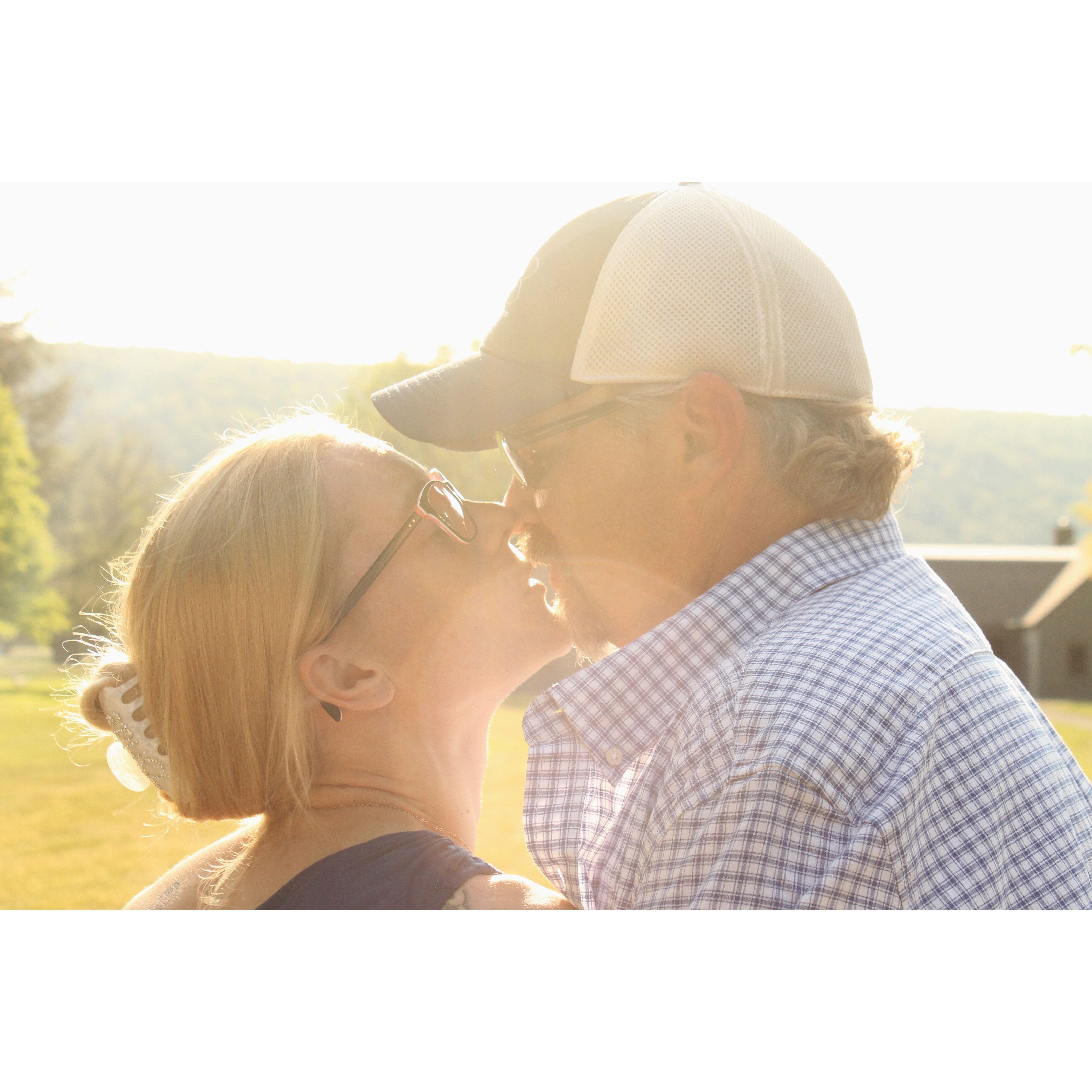 Engagement photos taken by Brittani Corson