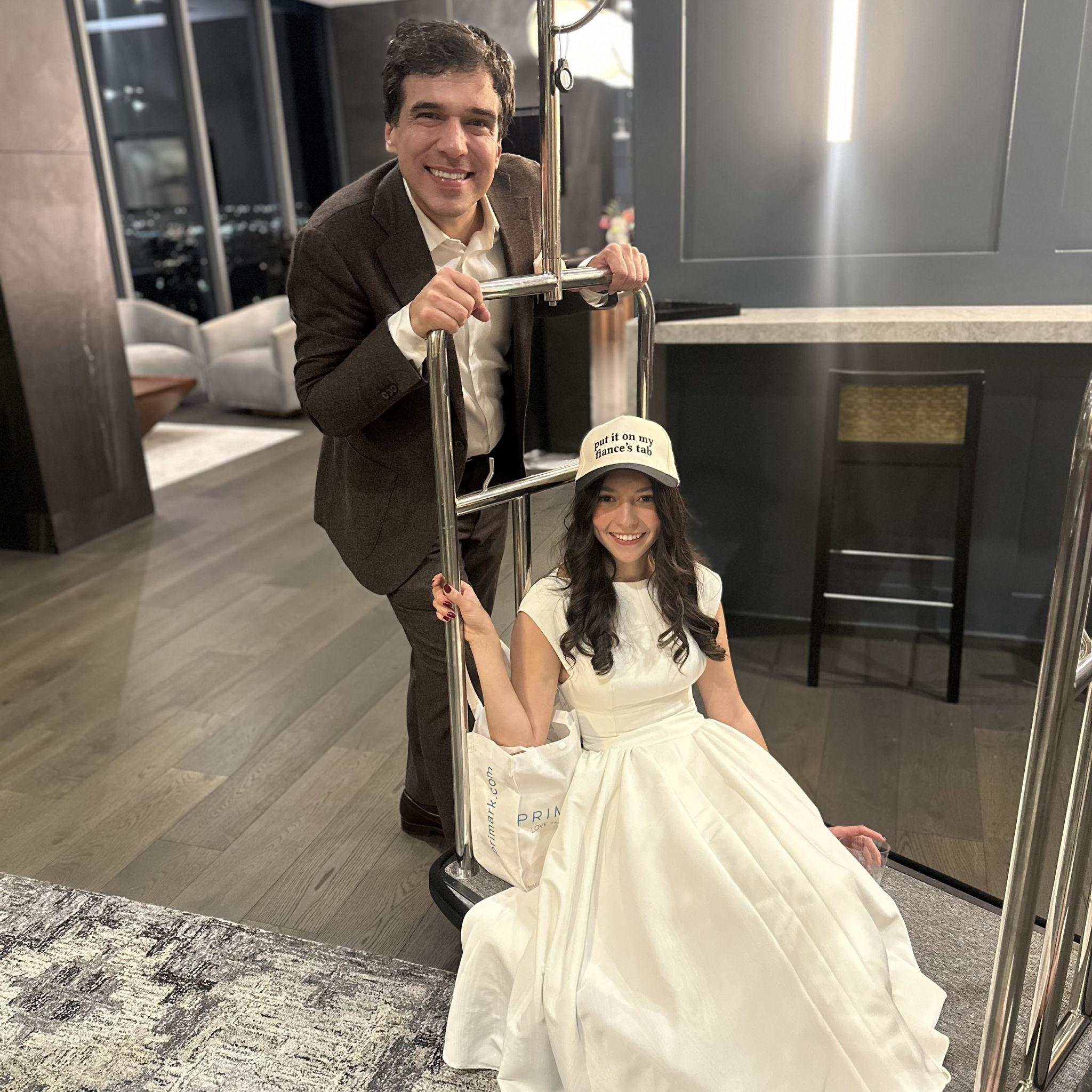 Our engagement party in November 2025