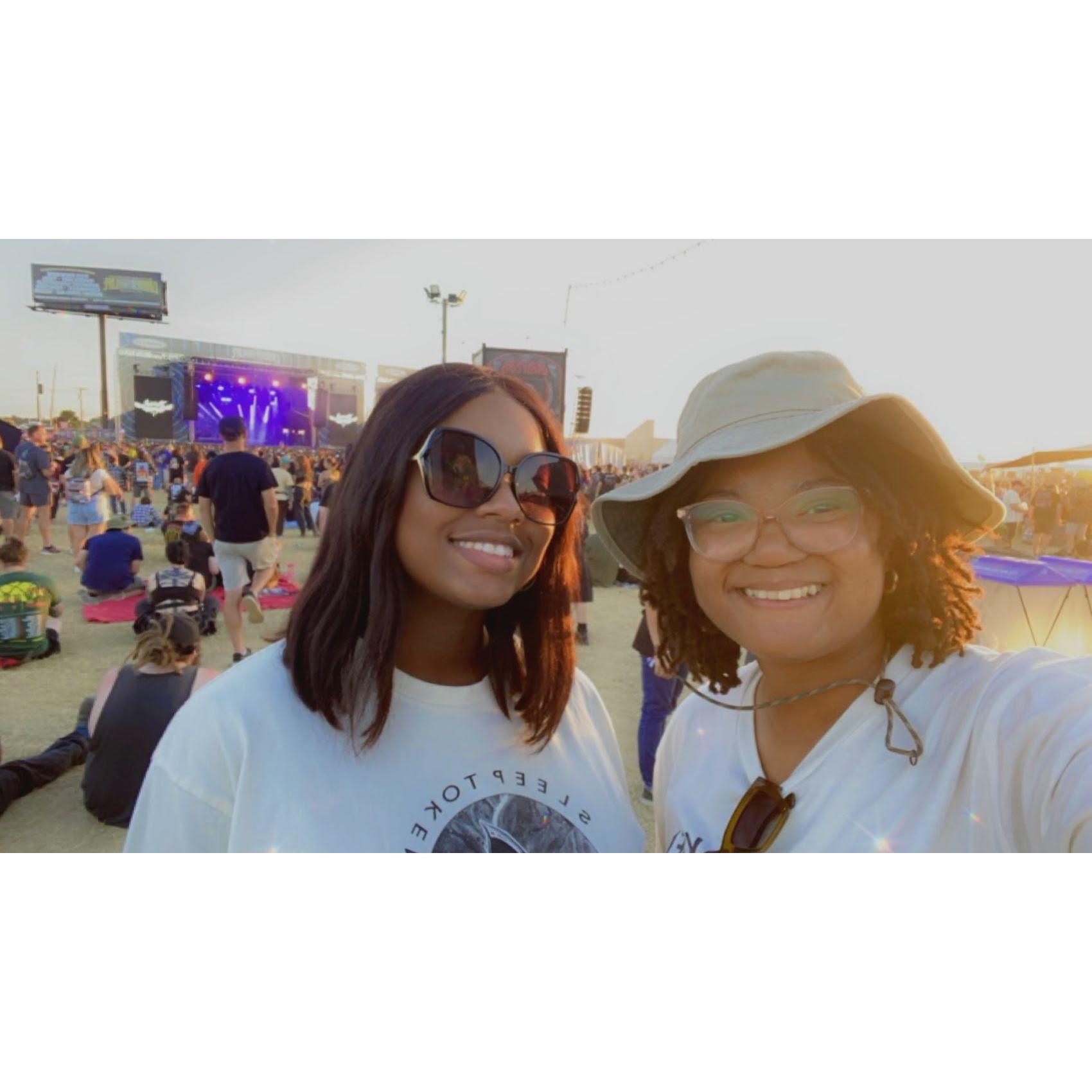 9/23/2023: Our first music festival together to see our favorite band, Sleep Token
