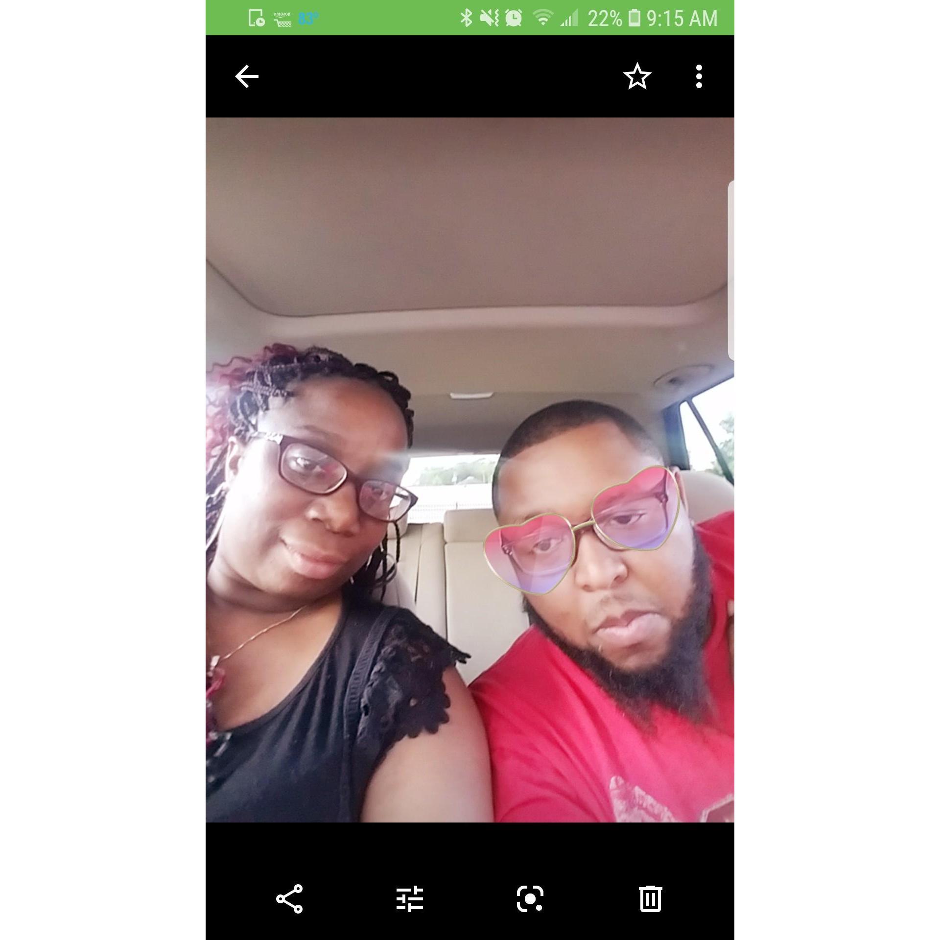 Just us out having a little fun in the sun with filters.