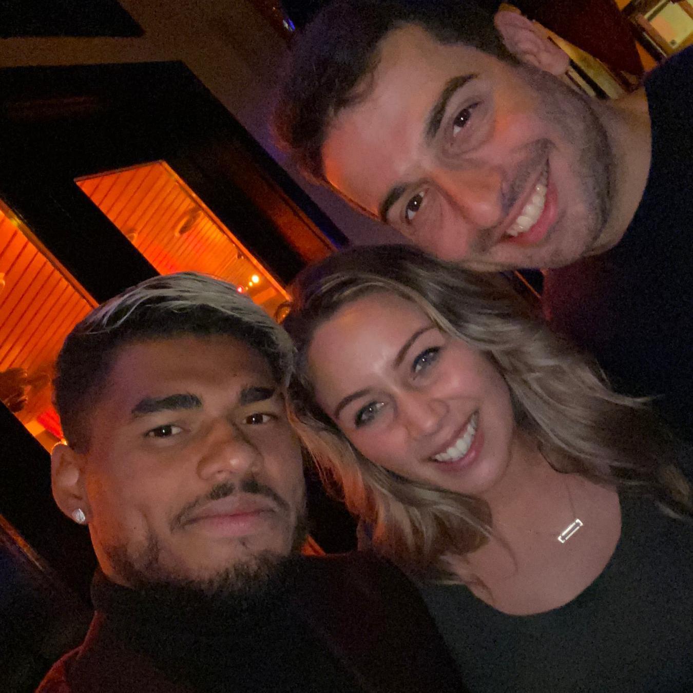 Our first date, we ran into former Atlanta United player, Josef Martinez.