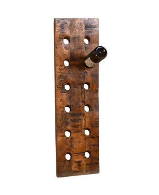 Wine O 12 Standard Wine Bottle Rack in Vertical Orientation Finished in Rich Look