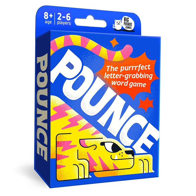Big Potato Pounce: The Purrrfect Letter Grabbing Card Game | Best New Game 2026 | Perfect for Game Nights, Kids, Teens and Adults | Players 2-6, Age 8+