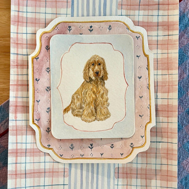 Custom Watercolor Pet Portrait Painting Keepsake Gift