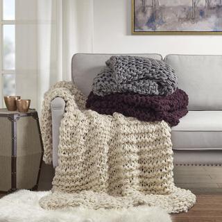 Chunky Knit Throw