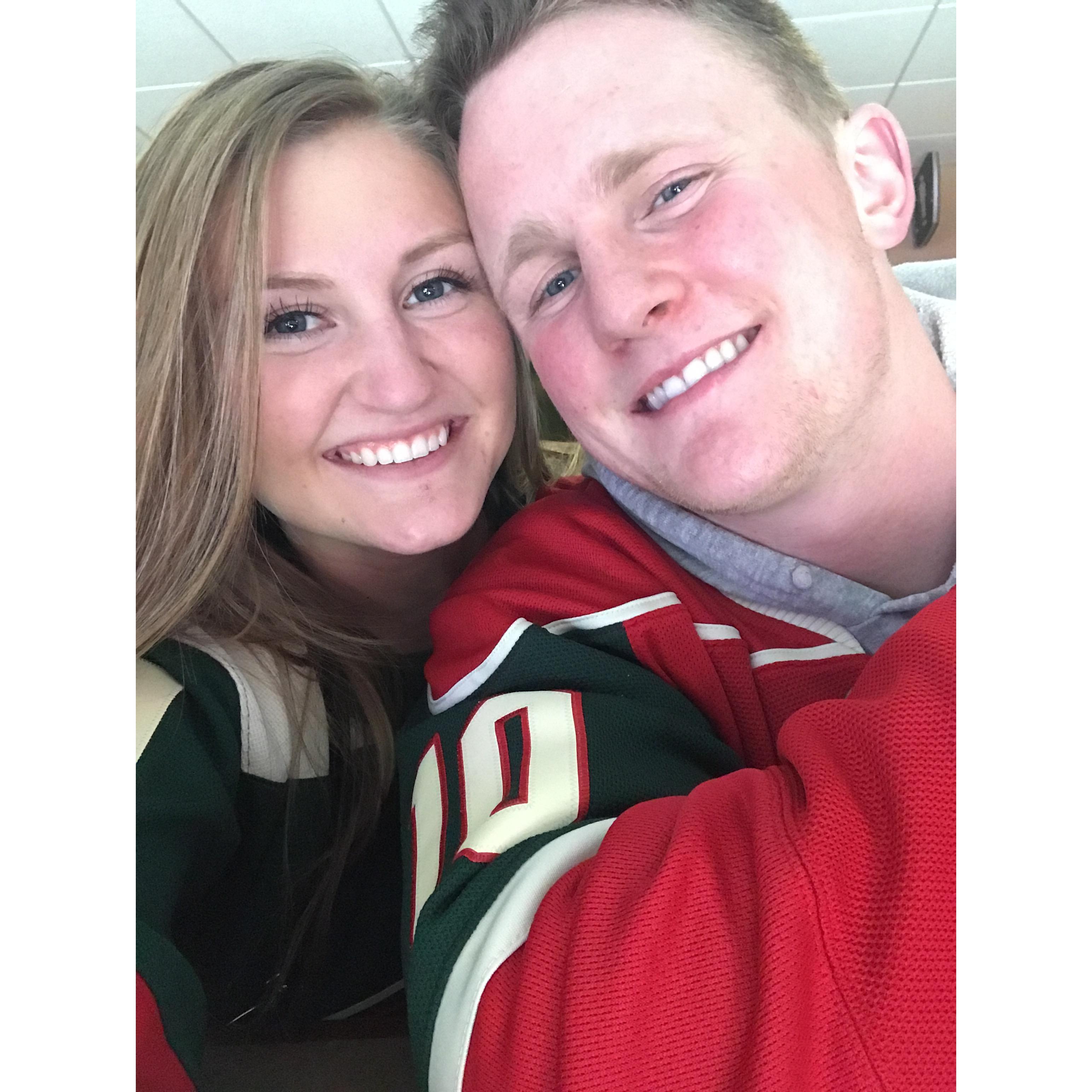 Wild game! One of the only sports teams we agree on... ;)