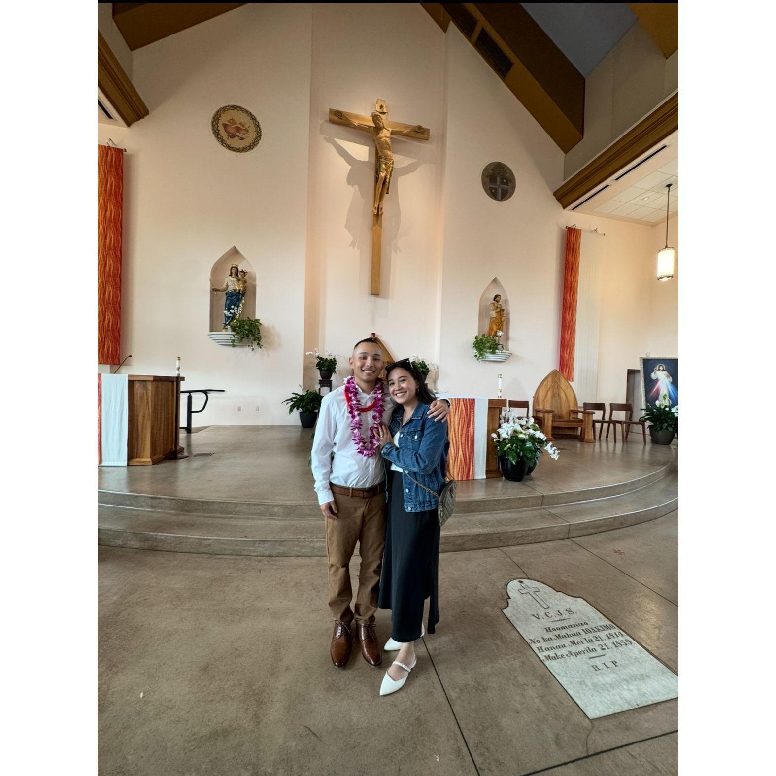 April 27, 2025: Divine Mercy Sunday. Ryan received his first holy communion and got confirmed. So proud of you Ryan. Congratulations!