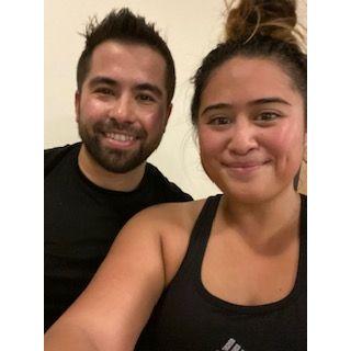 Workouts together to get ready for our wedding!