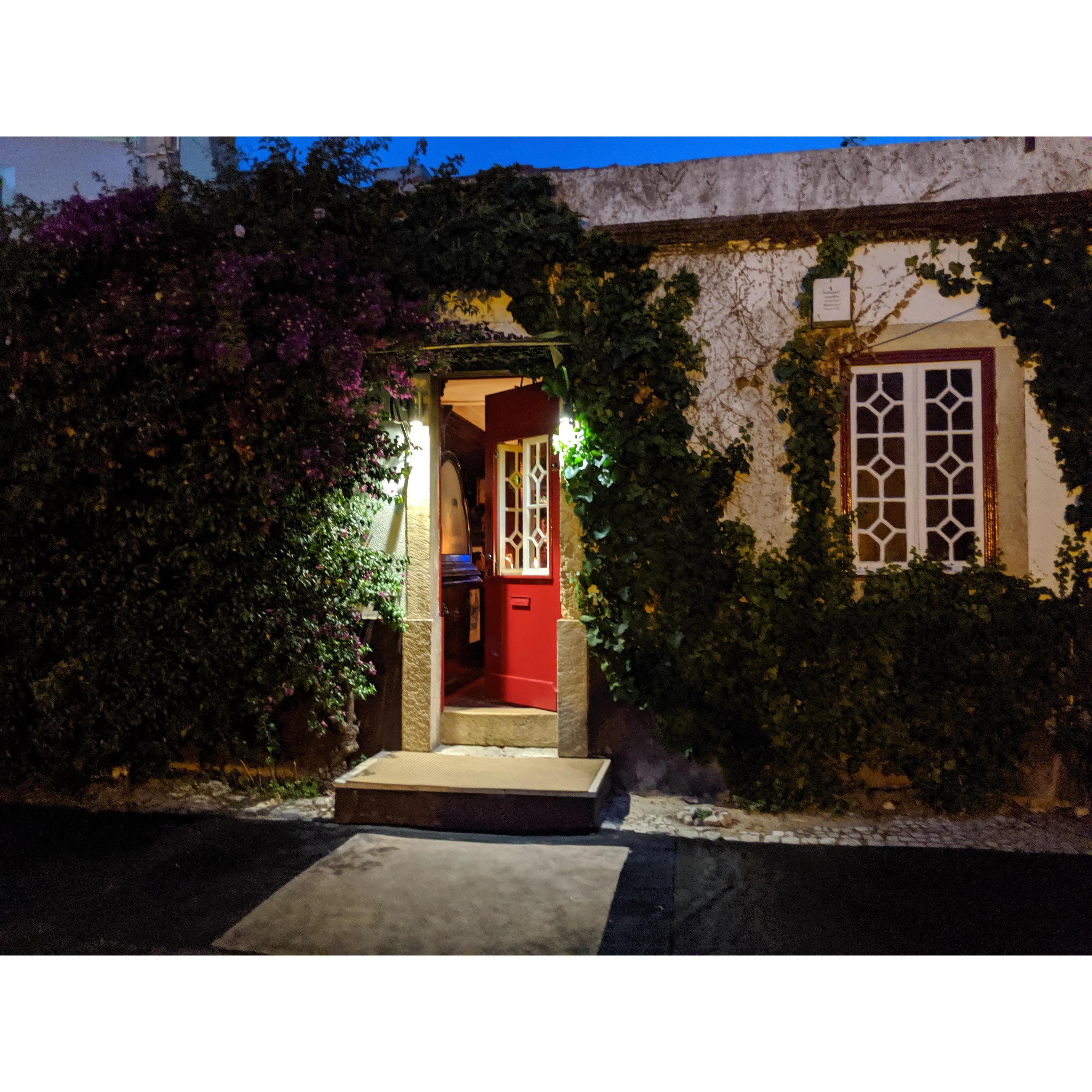 Our beloved neighborhood bar, Procopio, a few blocks from our flat in Lisbon. We spent many evenings at our favorite table talking about our dreams for the future.