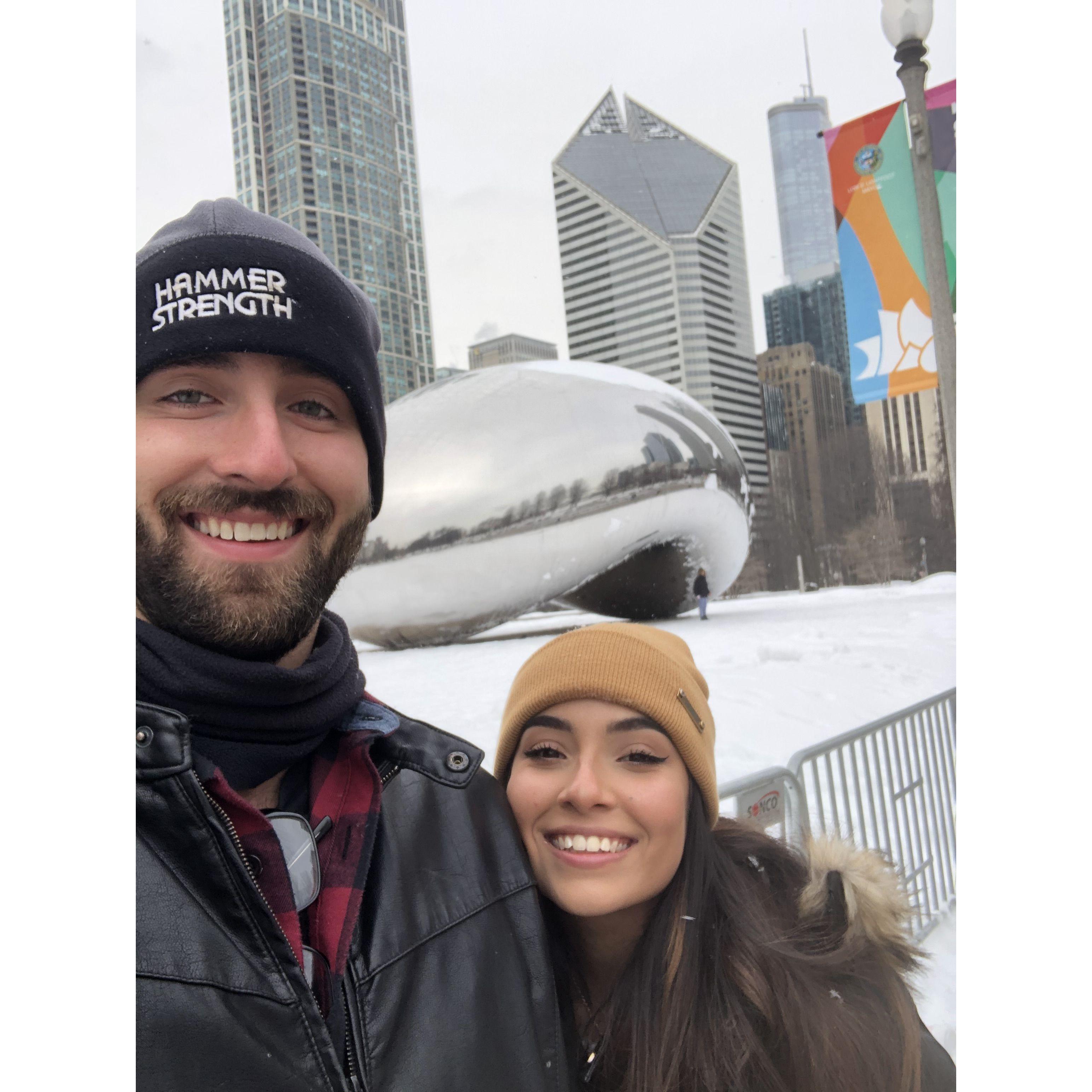 Our first trip to Chicago together. 02/08/2021