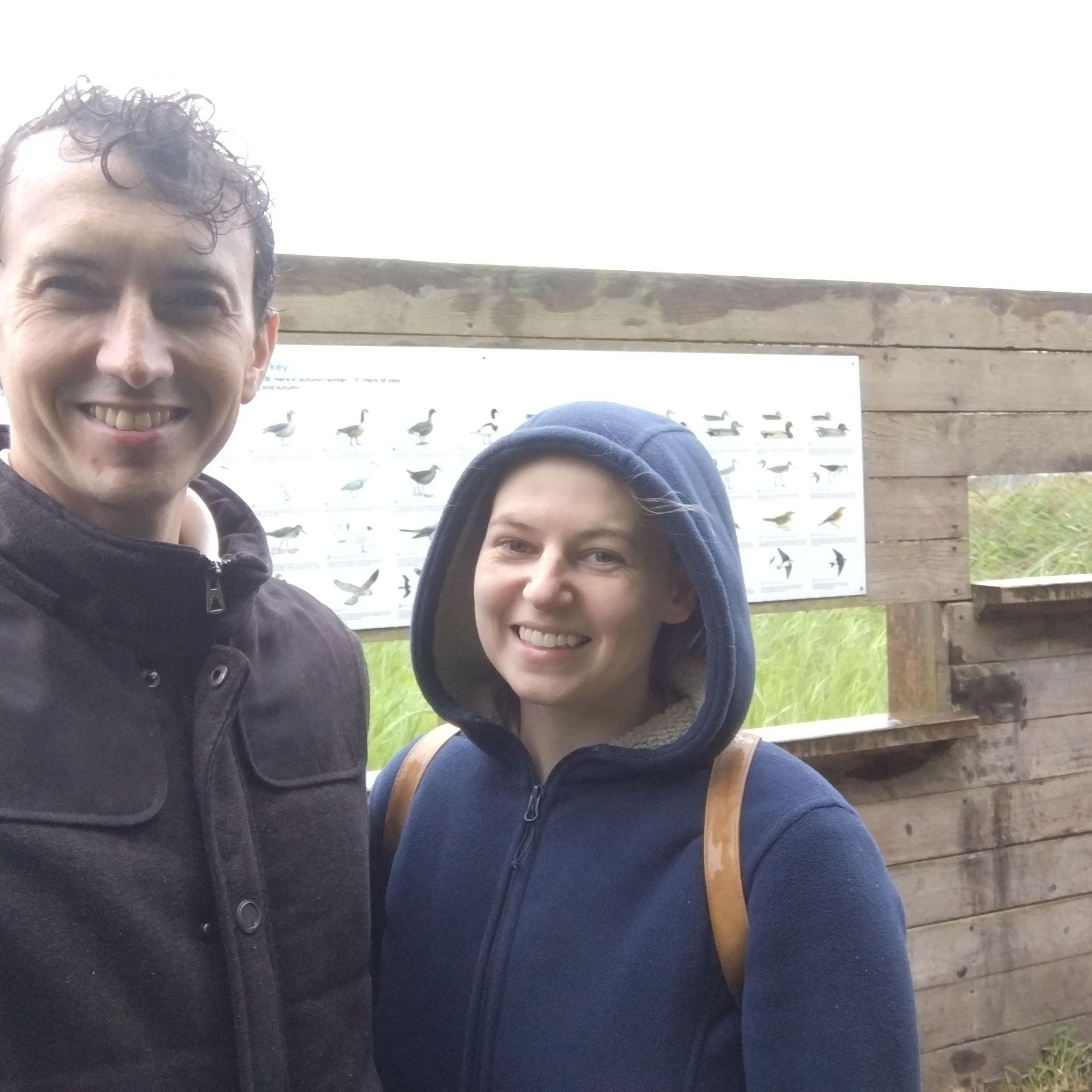 Go bird watching they said...it will be fun. There was a spot of rain in the air.
