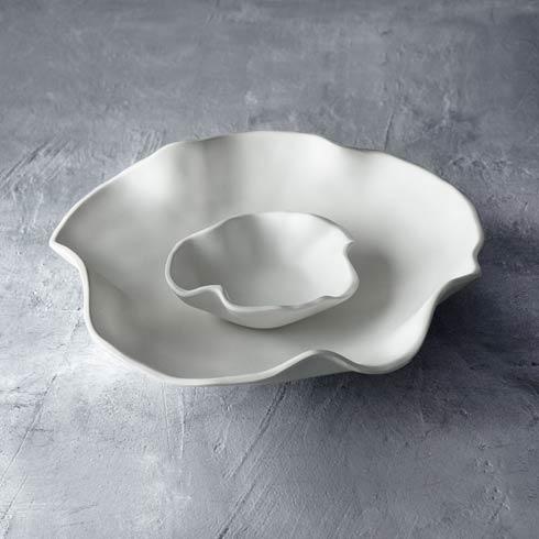 Beatriz Ball ~ Vida ~ Nube Bowl With Dip White, Price $69.00 in Germantown, TN from Two Doors Down