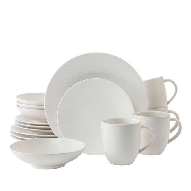 Neil Lane™ by Fortessa® Trilliant 16-Piece Dinnerware Set in Ivory