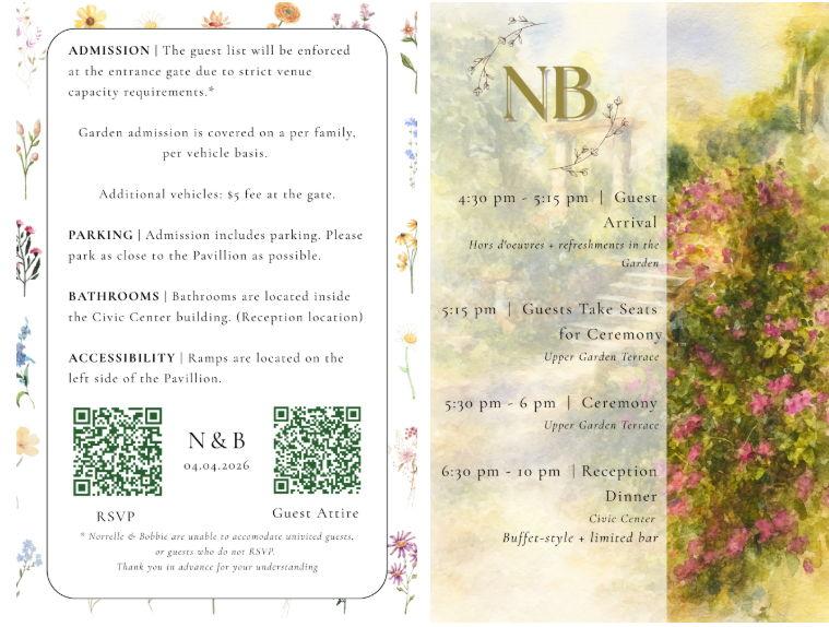 The Wedding Website of Norrelle Walker and Bobbie Kennedy