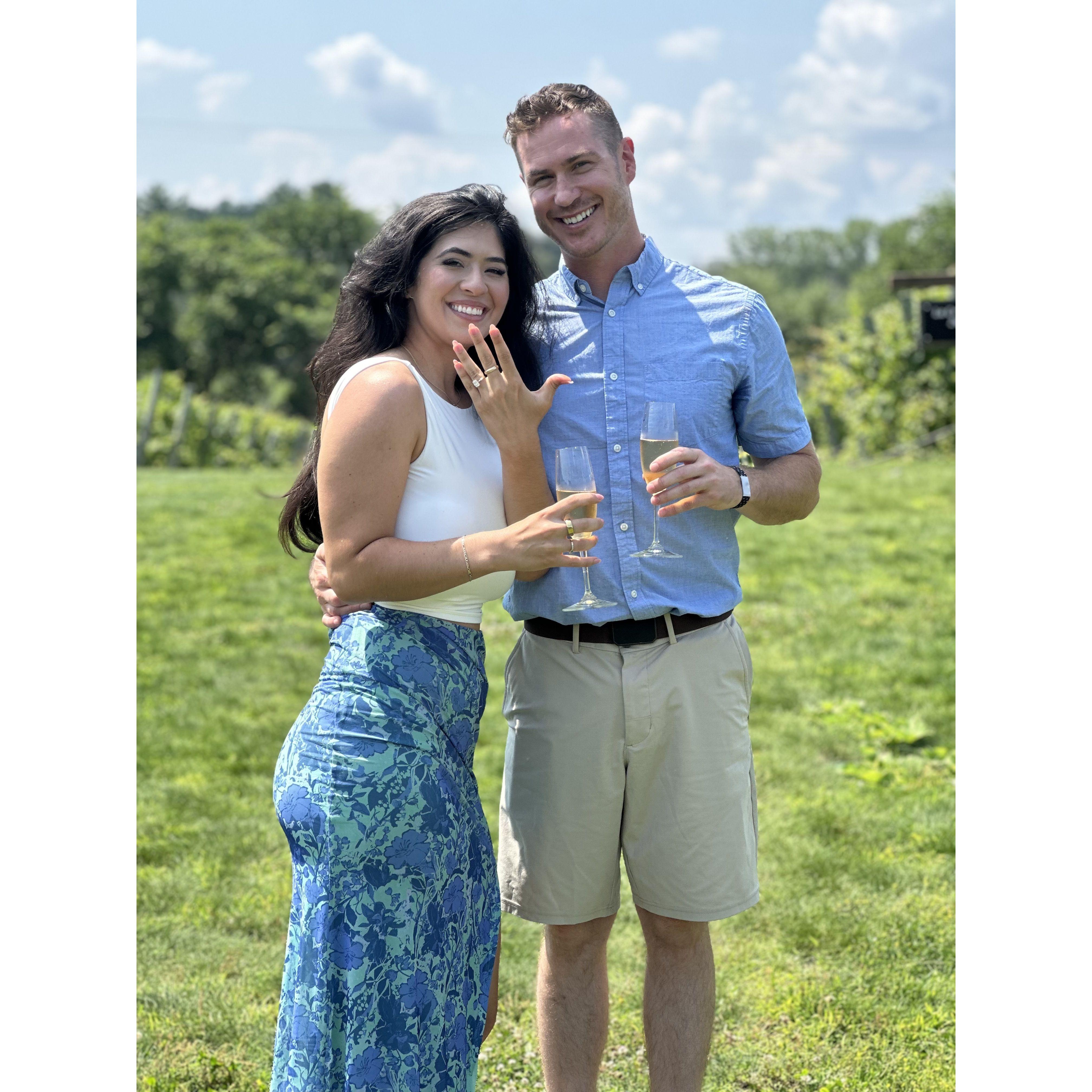 July 2024. When Ben proposed!