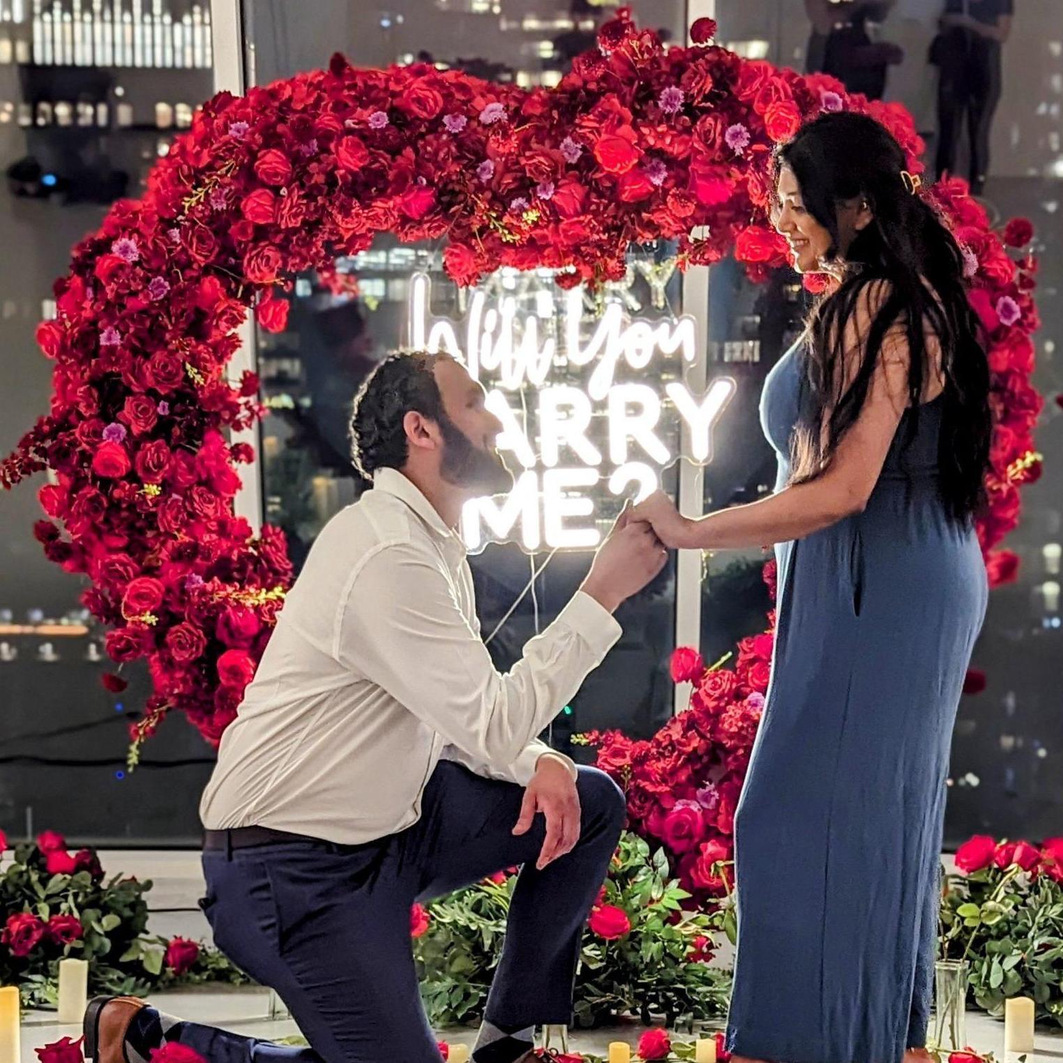 She said yes!