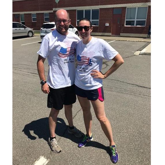 Jason has run the Bangor 4th of the July 3K each year since he was in high school.  Now we share the tradition with each other.