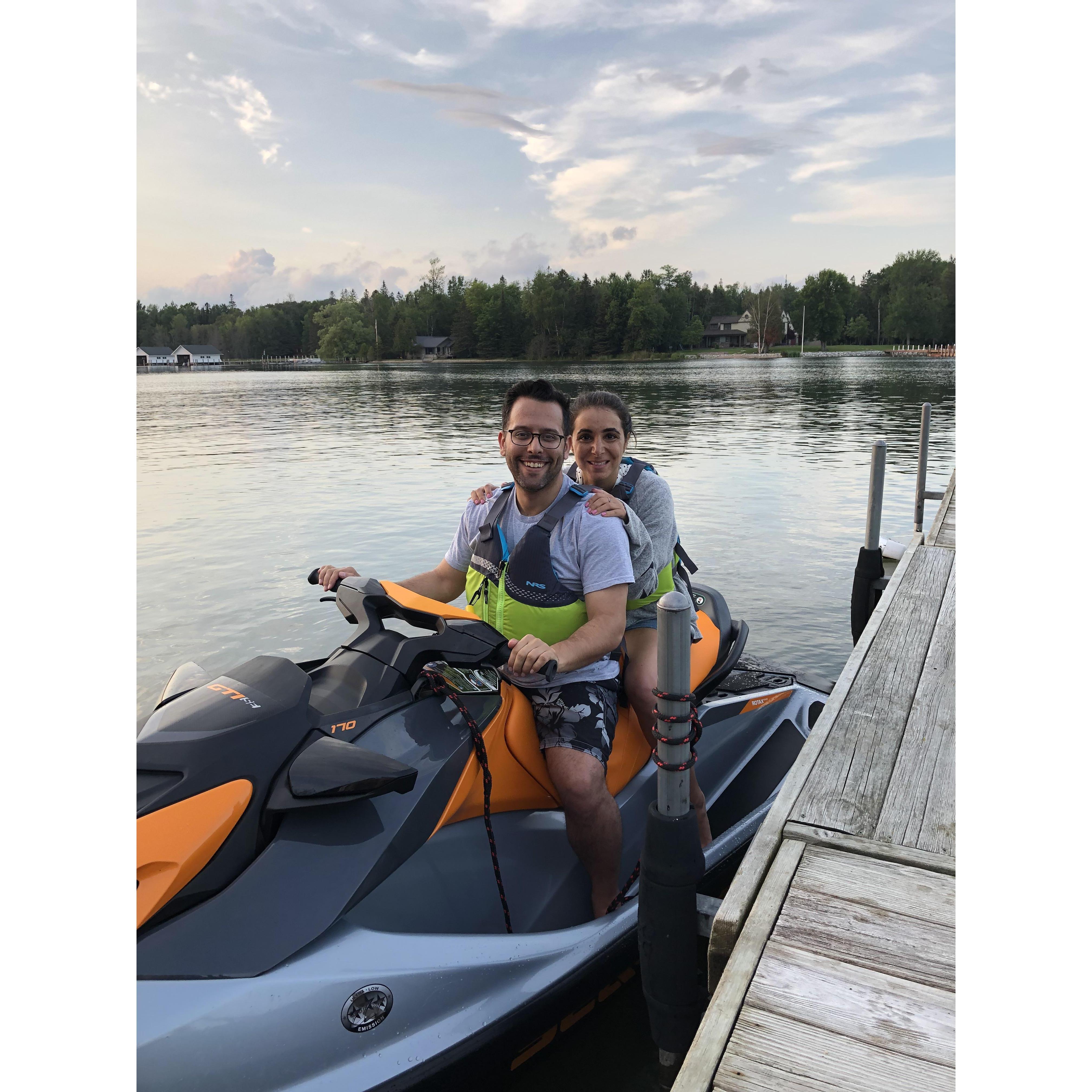 Lake time in Michigan!