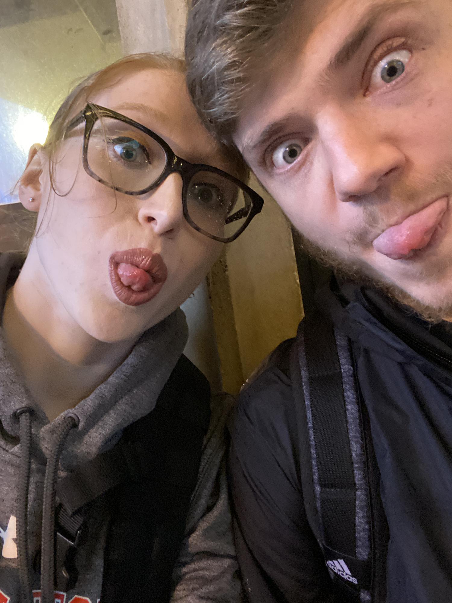 Getting rained on while trying to attend senior events.