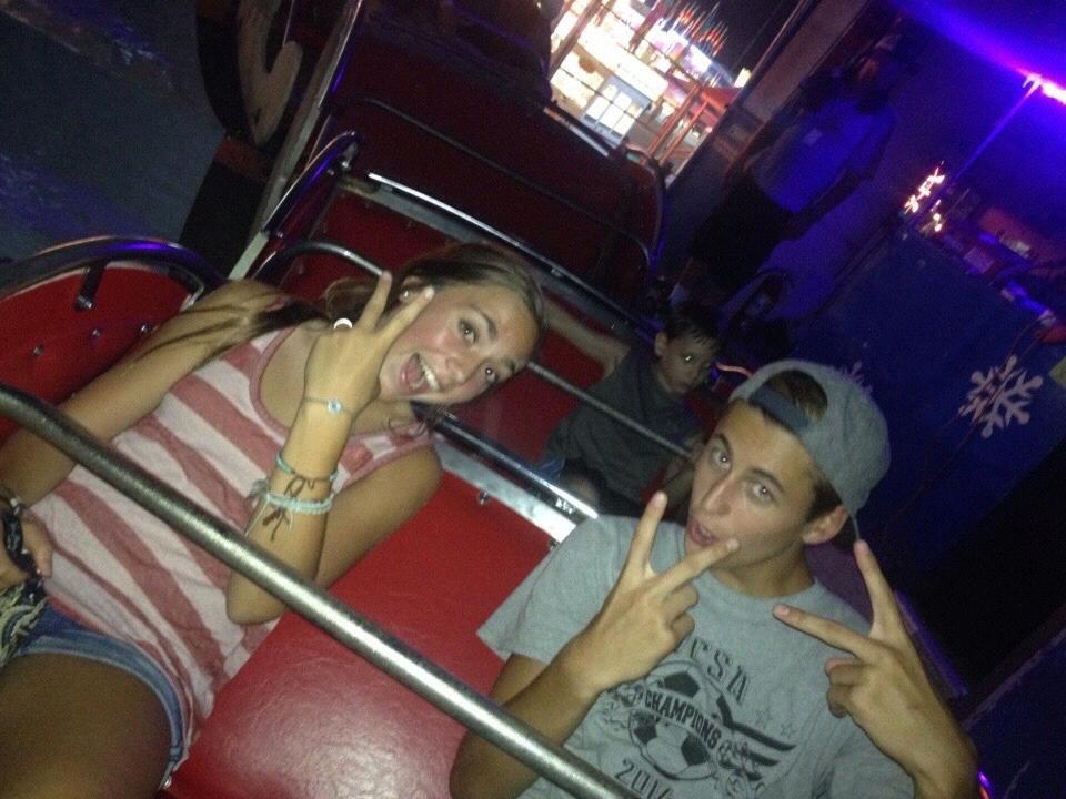 Our first photo. Micah 17, Rach 15. If you know, you know. ;)