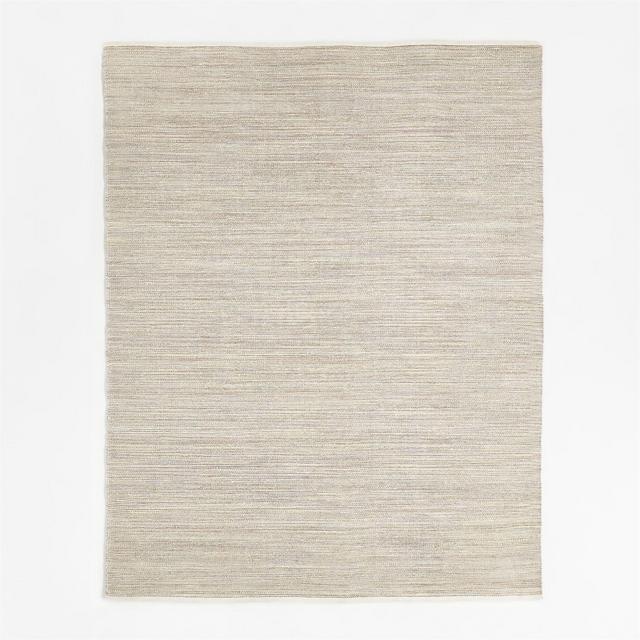 Macon Ivory Chenille Area Rug 6'x9'