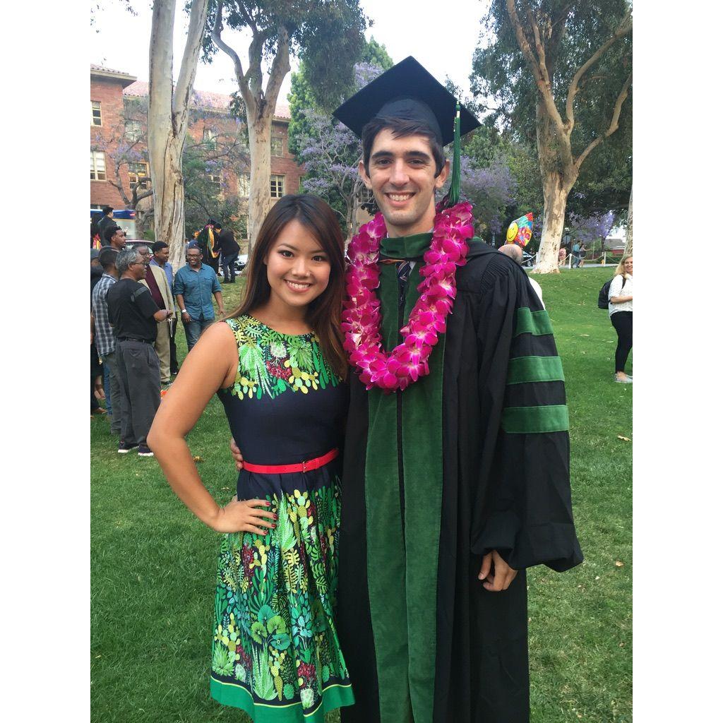 They celebrated Nick getting his MD in 2017! Little did they know then what residency would bring...
