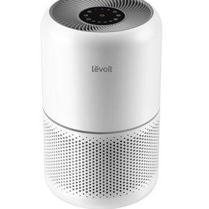 LEVOIT Air Purifier for Home Allergies Pet Hair in Bedroom, Covers Up to 1073 ft² by 56W High Torque Motor, AHAM VERIFIDE, 3-in-1 Filter with HEPA Sleep Mode, Remove Dust Smoke Odor, Core300-P, White