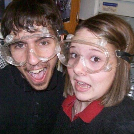 Sophomore year of high school. Biology class, 2009.